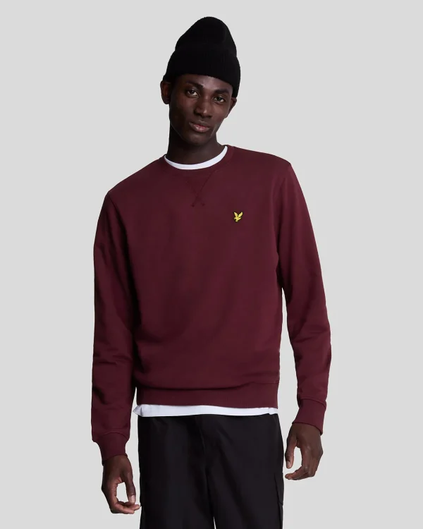 Lyle & Scott Grundlegendes | Sweatshirts<Sweatshirt mit Rundhalsausschnitt Burgund