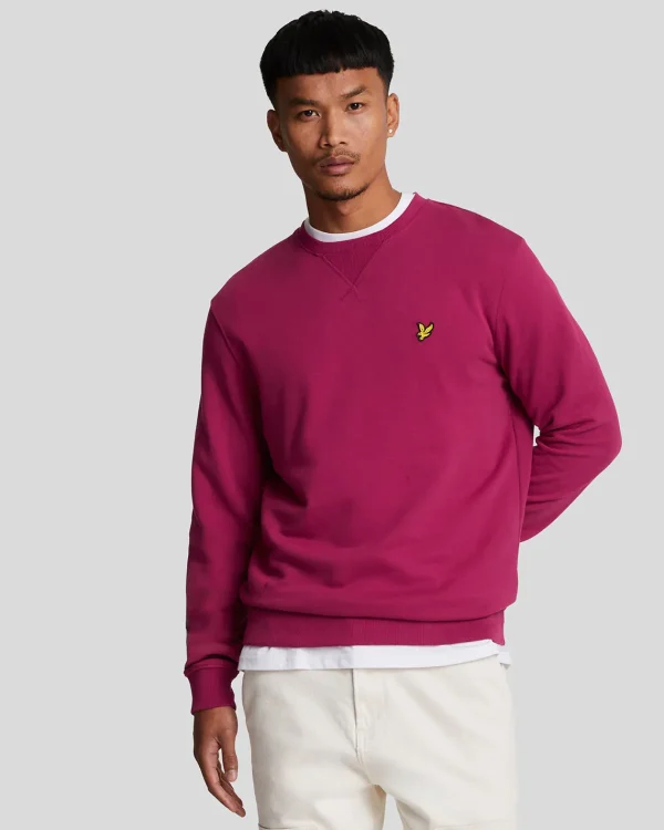 Lyle & Scott Vermächtnis | Sweatshirts<Sweatshirt mit Rundhalsausschnitt ReicherBurgunder