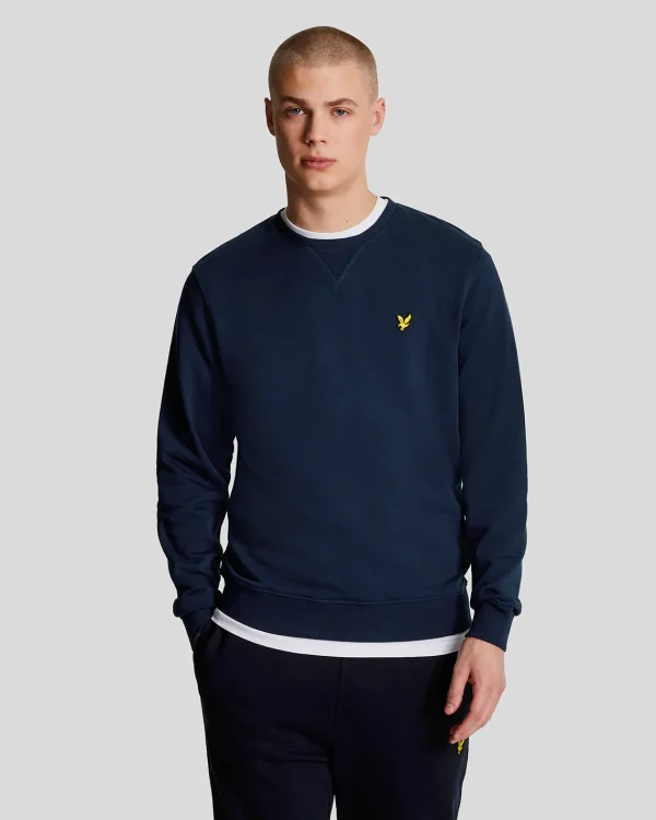 Lyle & Scott Grundlegendes | Sweatshirts<Sweatshirt mit Rundhalsausschnitt Marine