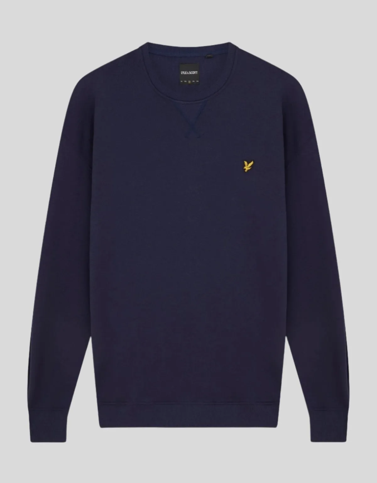 sweatshirt_mit_rundhalsausschnitt_0-9.webp Lyle & Scott Groß & Groß | Übergrößen<Sweatshirt mit Rundhalsausschnitt Marine