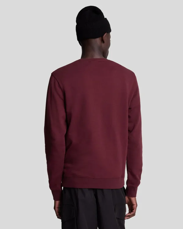 Lyle & Scott Grundlegendes | Sweatshirts<Sweatshirt mit Rundhalsausschnitt Burgund