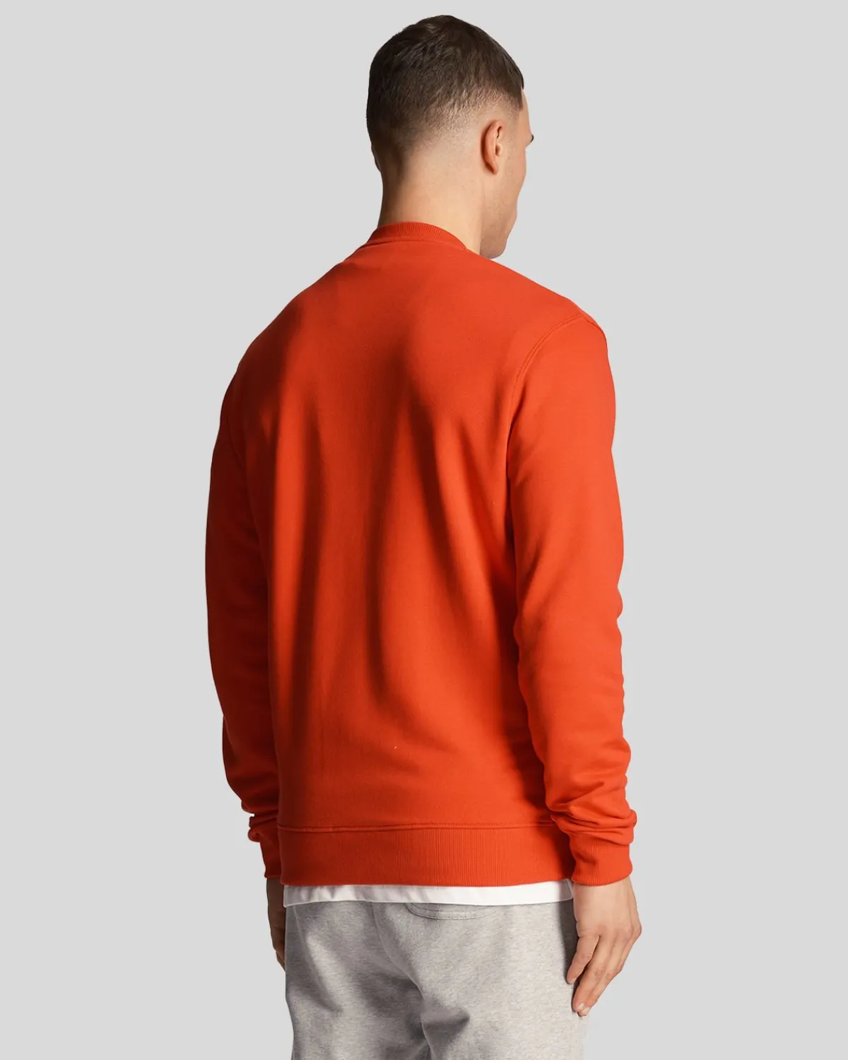 sweatshirt_mit_rundhalsausschnitt_2-9.webp Lyle & Scott Sweatshirts<Sweatshirt mit Rundhalsausschnitt Galarot