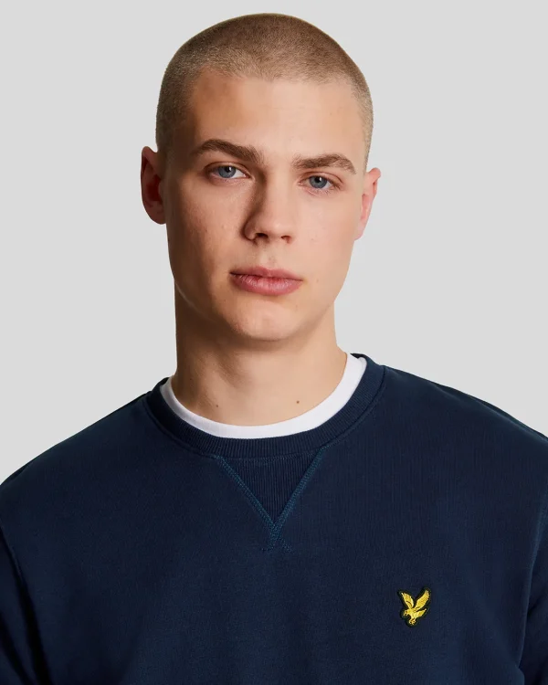 Lyle & Scott Grundlegendes | Sweatshirts<Sweatshirt mit Rundhalsausschnitt Marine