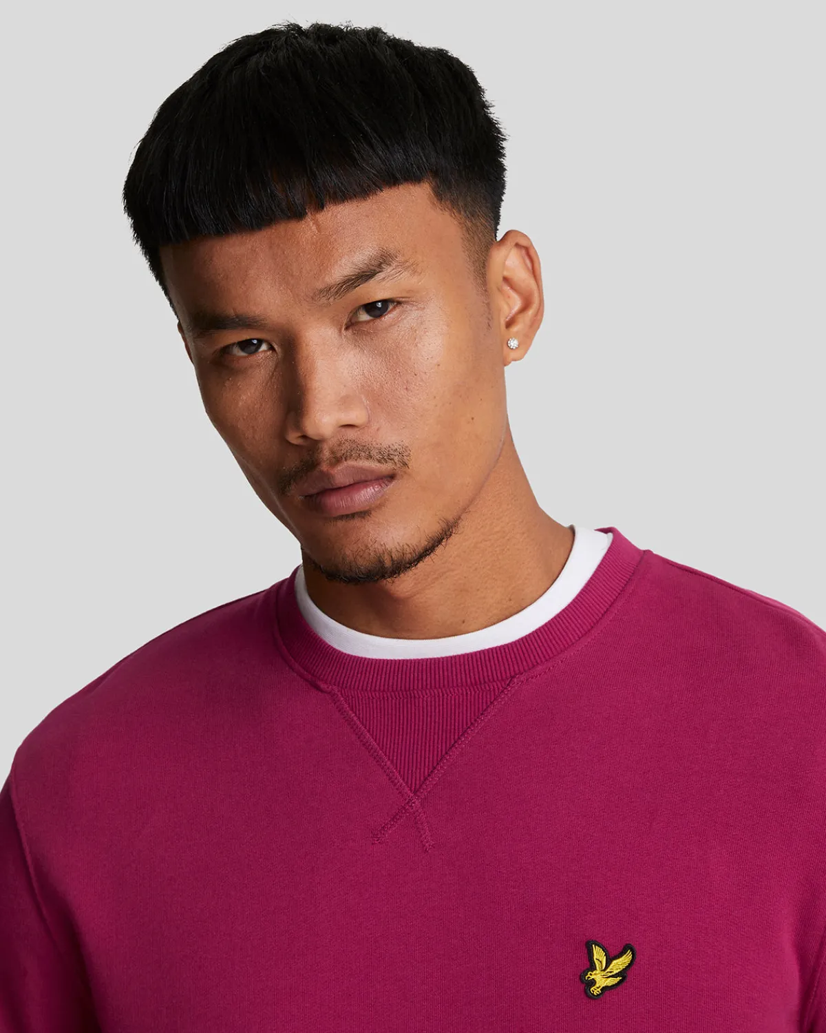 sweatshirt_mit_rundhalsausschnitt_3.webp Lyle & Scott Vermächtnis | Sweatshirts<Sweatshirt mit Rundhalsausschnitt ReicherBurgunder