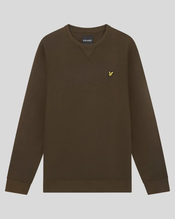 Lyle & Scott Grundlegendes | Sweatshirts<Sweatshirt mit Rundhalsausschnitt Olive