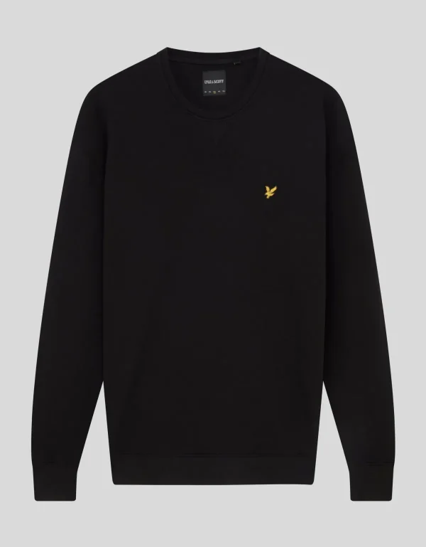 Lyle & Scott Grundlegendes | Sweatshirts<Sweatshirt mit Rundhalsausschnitt Pechschwarz