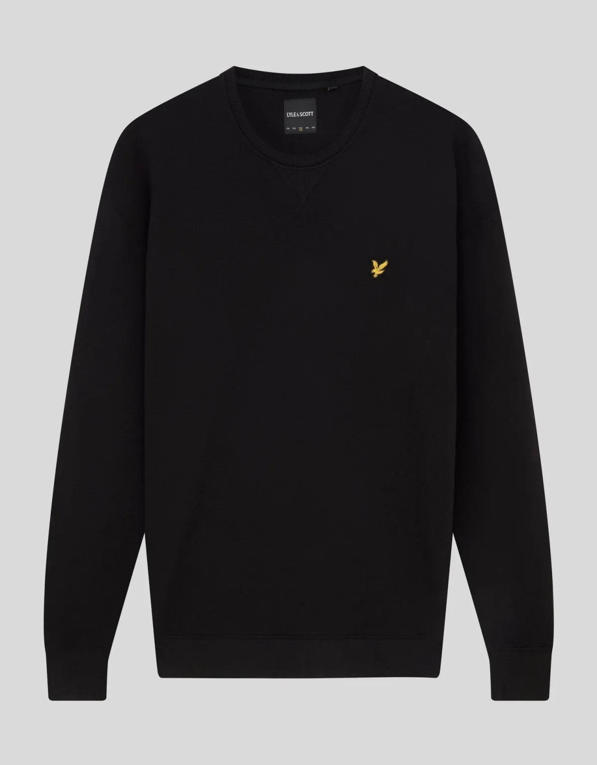 sweatshirt_mit_rundhalsausschnitt_4-4.webp Lyle & Scott Grundlegendes | Sweatshirts<Sweatshirt mit Rundhalsausschnitt Pechschwarz