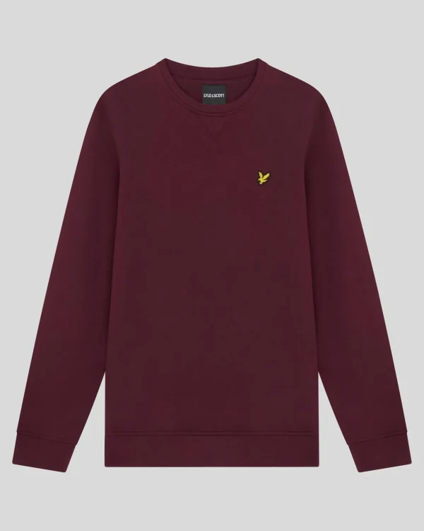 Lyle & Scott Grundlegendes | Sweatshirts<Sweatshirt mit Rundhalsausschnitt Burgund