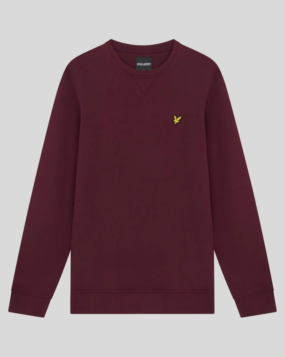 sweatshirt_mit_rundhalsausschnitt_4-6.webp Lyle & Scott Grundlegendes | Sweatshirts<Sweatshirt mit Rundhalsausschnitt Burgund