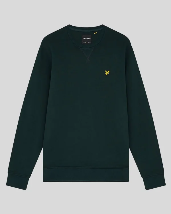 Lyle & Scott Grundlegendes | Sweatshirts<Sweatshirt mit Rundhalsausschnitt Dunkelgrün