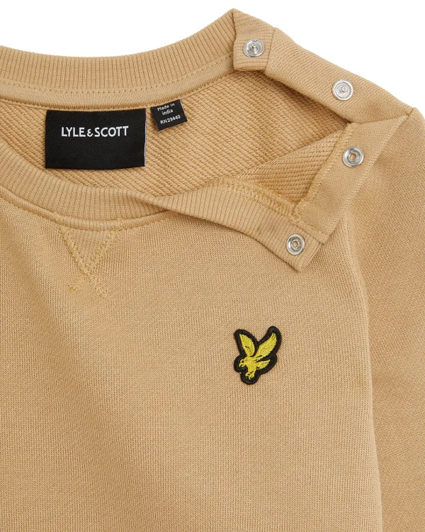 Lyle & Scott Babys & Kleinkinder<Sweatshirt mit Rundhalsausschnitt für Kleinkinder SandStorm