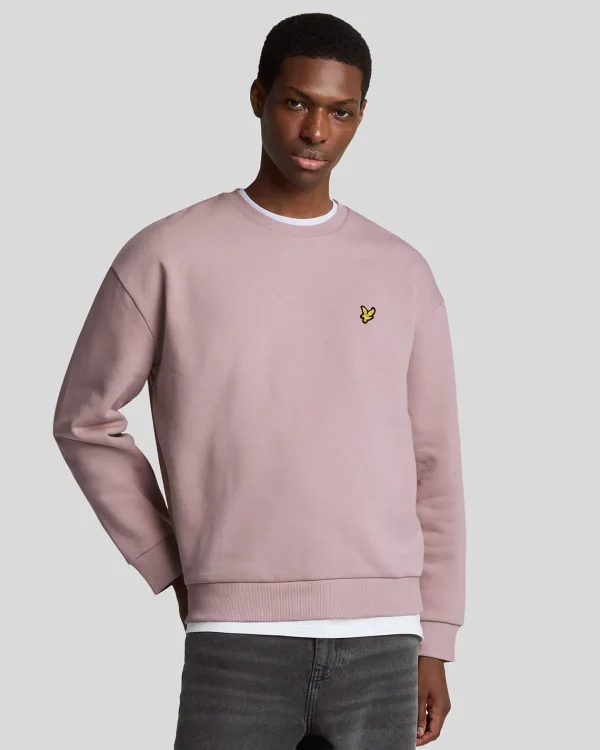 Lyle & Scott Vermächtnis | Sweatshirts<Sweatshirt mit Rundhalsausschnitt in Übergröße FieldThistle