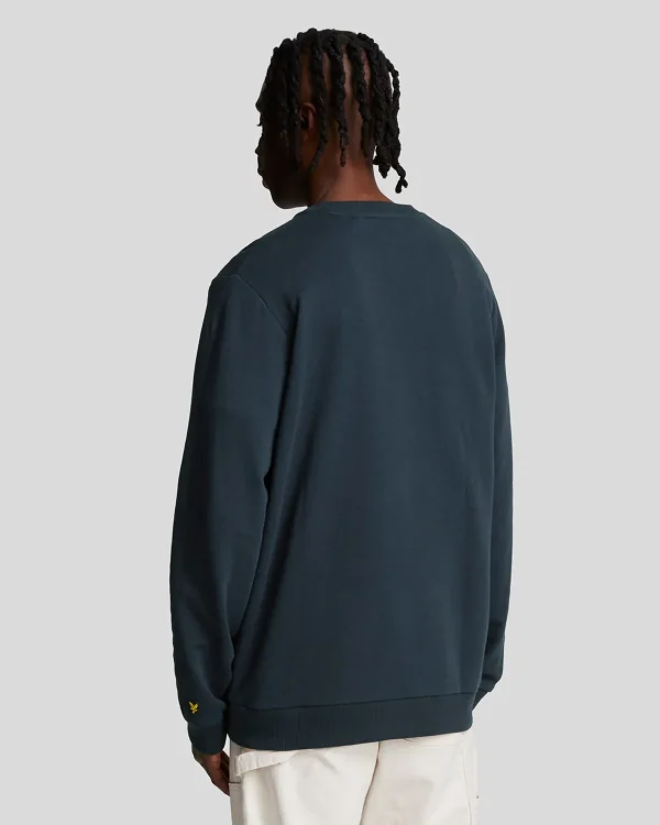 Lyle & Scott Sweatshirts<Sweatshirt mit Rundhalsausschnitt und Stempel DarkNavy