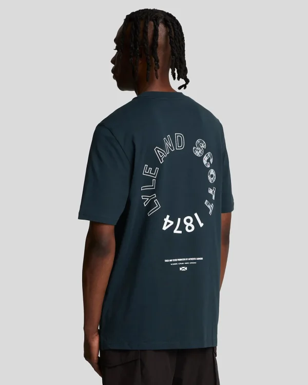 Lyle & Scott T-shirts<Tartan Heritage Grafik T-Shirt DarkNavy