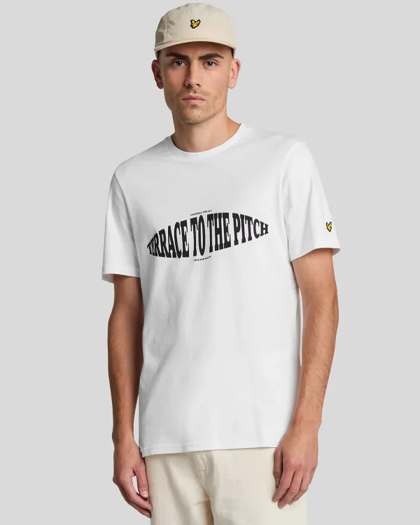 Lyle & Scott Vermächtnis | T-shirts<Terrassen Grafik T-Shirt White