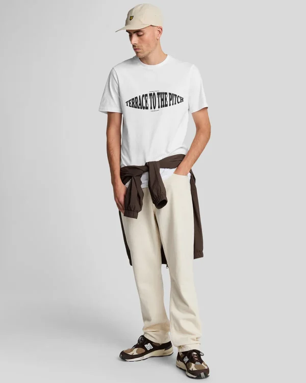 Lyle & Scott Vermächtnis | T-shirts<Terrassen Grafik T-Shirt White