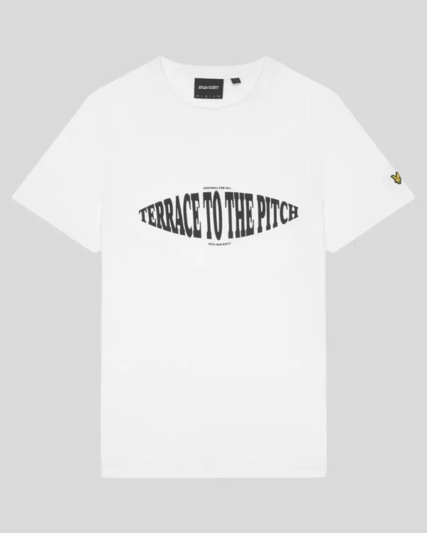 Lyle & Scott Vermächtnis | T-shirts<Terrassen Grafik T-Shirt White