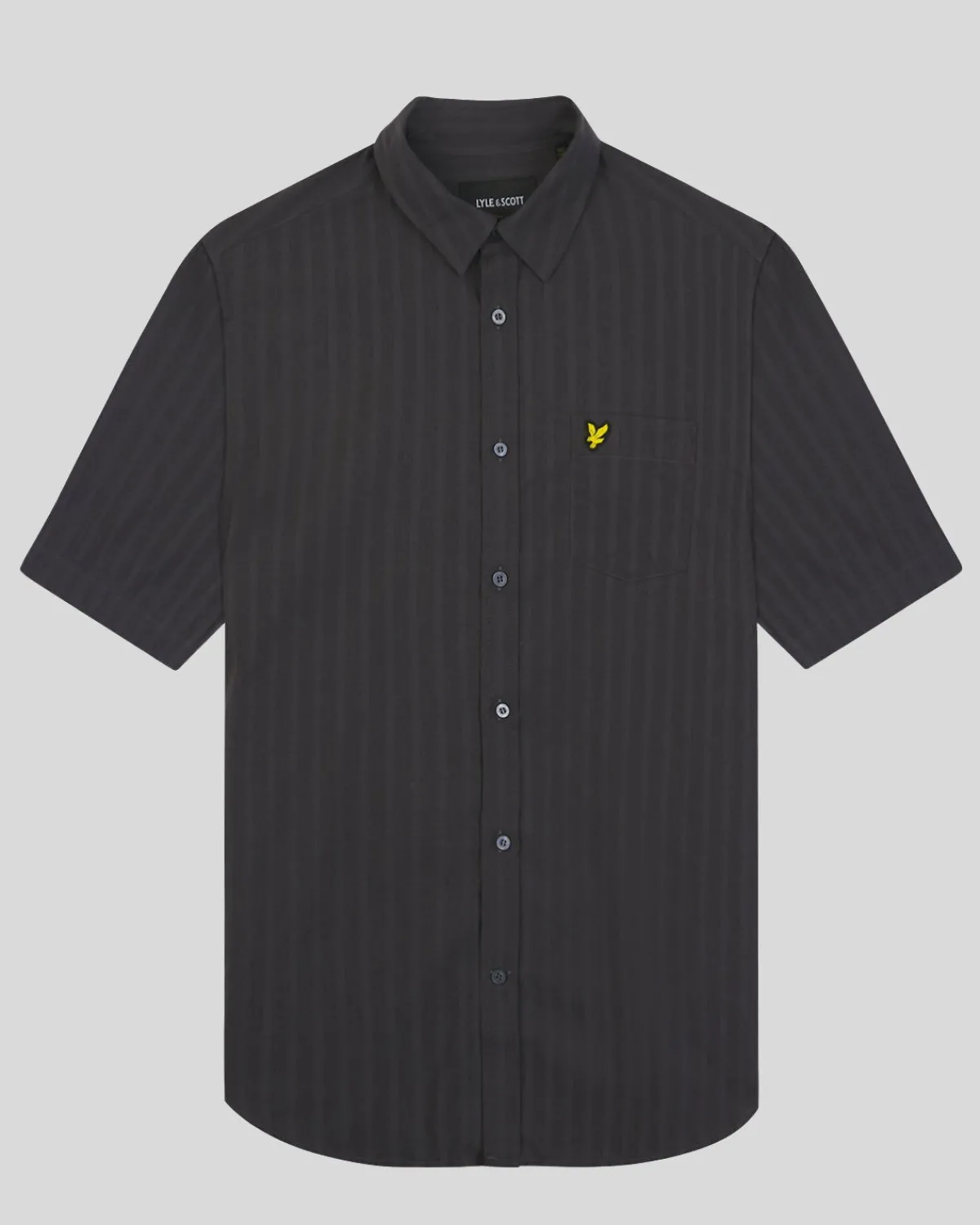 texturierte_streifen_kurzarmhemd_4-1.webp Lyle & Scott Hemden<Texturierte Streifen Kurzarmhemd Gunmetal