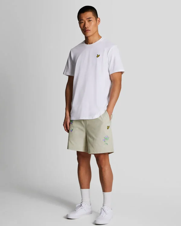 Lyle & Scott Drehbuchsticke | Kurze Hosen<Thistle Club Bestickte Shorts Bucht