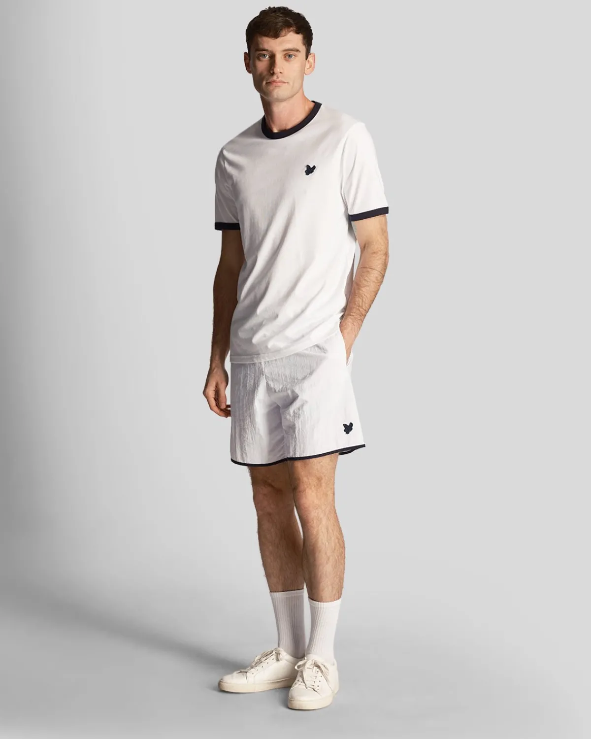 tonal_badeshorts_1.webp Lyle & Scott Kurze Hosen<Tonal Badeshorts Weiß