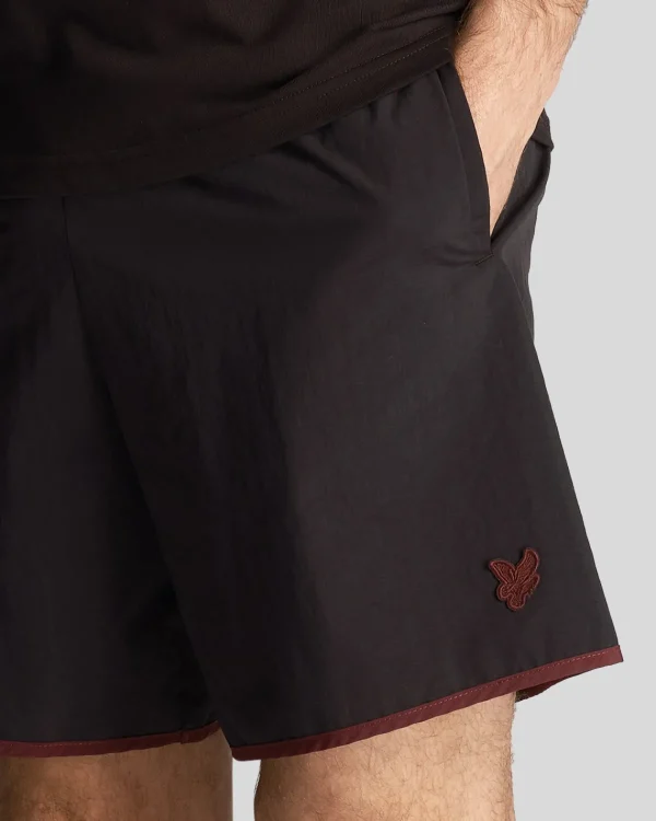 Lyle & Scott Kurze Hosen<Tonal Badeshorts Pechschwarz
