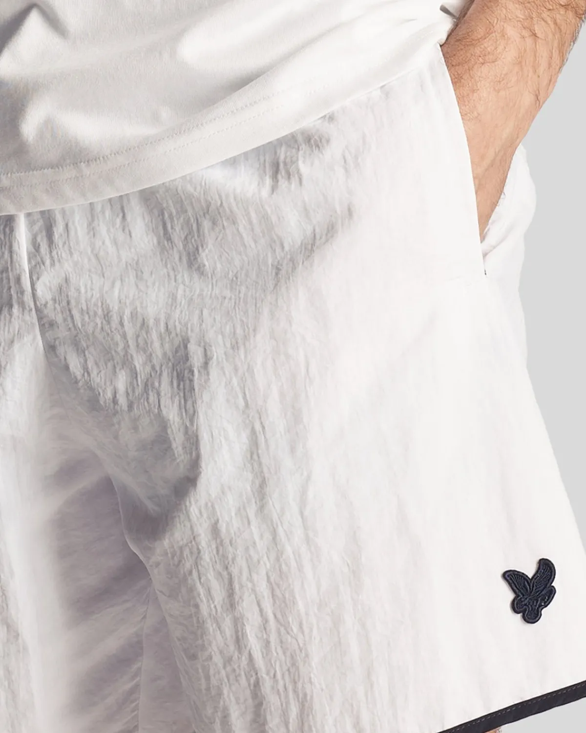 tonal_badeshorts_3.webp Lyle & Scott Kurze Hosen<Tonal Badeshorts Weiß
