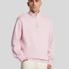 Lyle & Scott Reframed | Sweatshirts<Tonal Eagle 1/4 Reißverschluss Sweatshirt PinkSalt