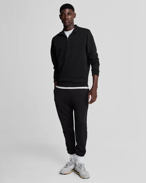Lyle & Scott Sweatshirts<Tonal Eagle 1/4 Reißverschluss Sweatshirt Pechschwarz