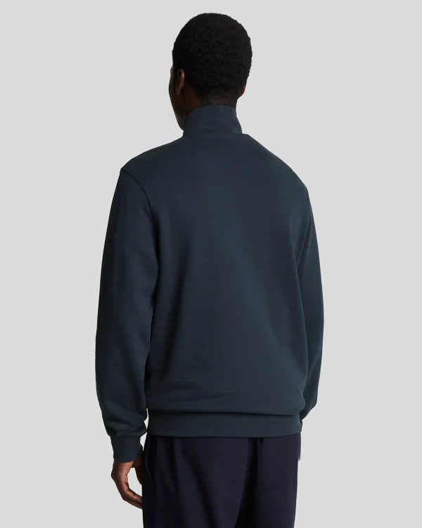 Lyle & Scott Reframed | Sweatshirts<Tonal Eagle 1/4 Reißverschluss Sweatshirt DunkleMarine