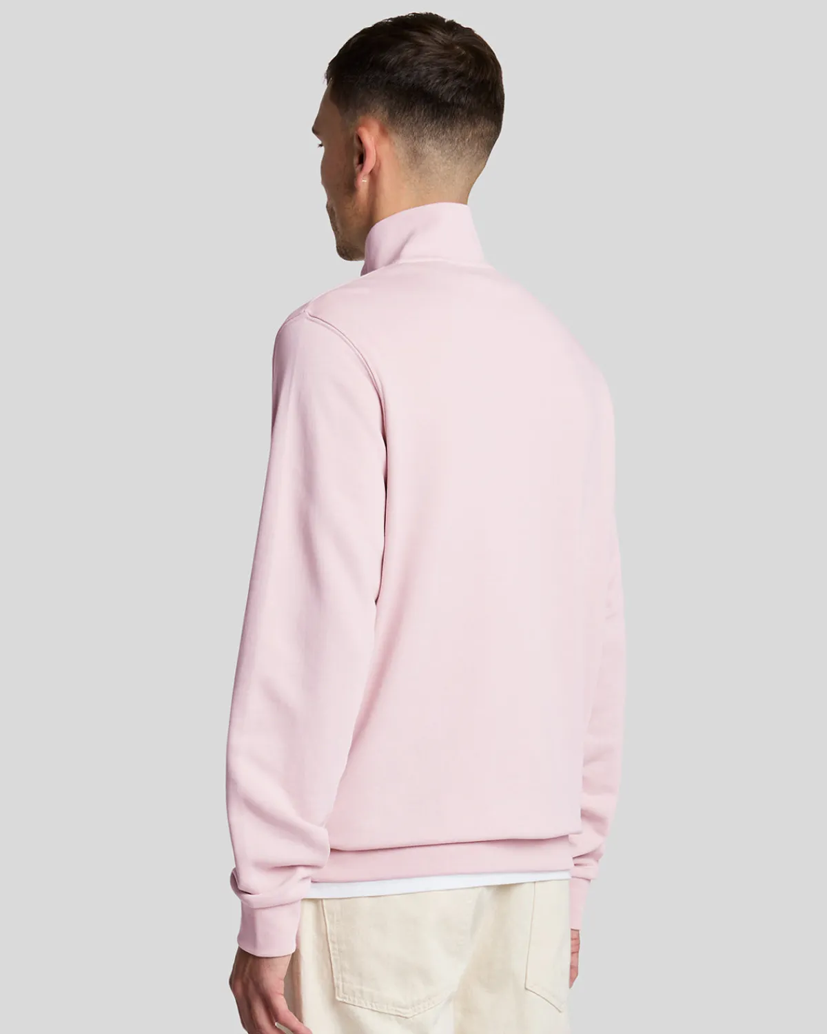 tonal_eagle__reiverschluss_sweatshirt_2.webp Lyle & Scott Reframed | Sweatshirts<Tonal Eagle 1/4 Reißverschluss Sweatshirt PinkSalt