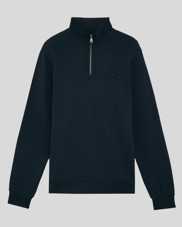 Lyle & Scott Reframed | Sweatshirts<Tonal Eagle 1/4 Reißverschluss Sweatshirt DunkleMarine
