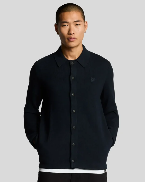 Lyle & Scott Reframed | Hemden<Tonal Eagle Doppelt gestricktes Hemd DarkNavy