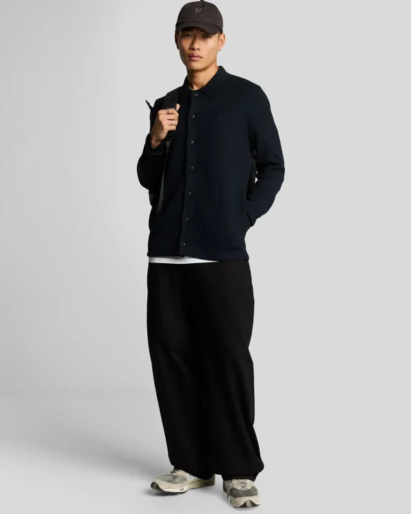 Lyle & Scott Reframed | Hemden<Tonal Eagle Doppelt gestricktes Hemd DarkNavy