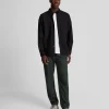 Lyle & Scott Reframed<Tonal Eagle Flanell-Hose mit Kordelzug JetBlack