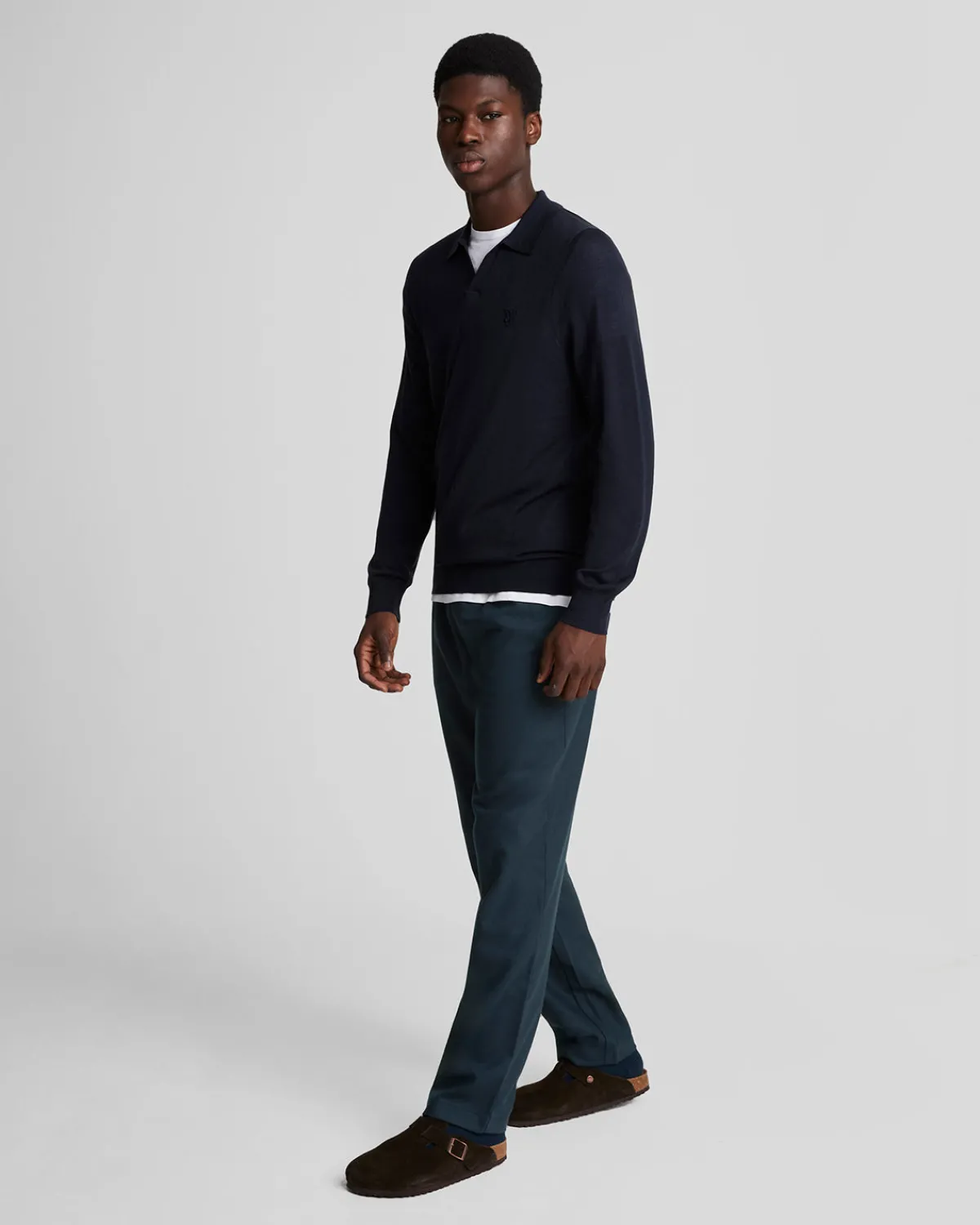 tonal_eagle_flanellhose_mit_kordelzug_1.webp Lyle & Scott Reframed<Tonal Eagle Flanell-Hose mit Kordelzug DarkNavy