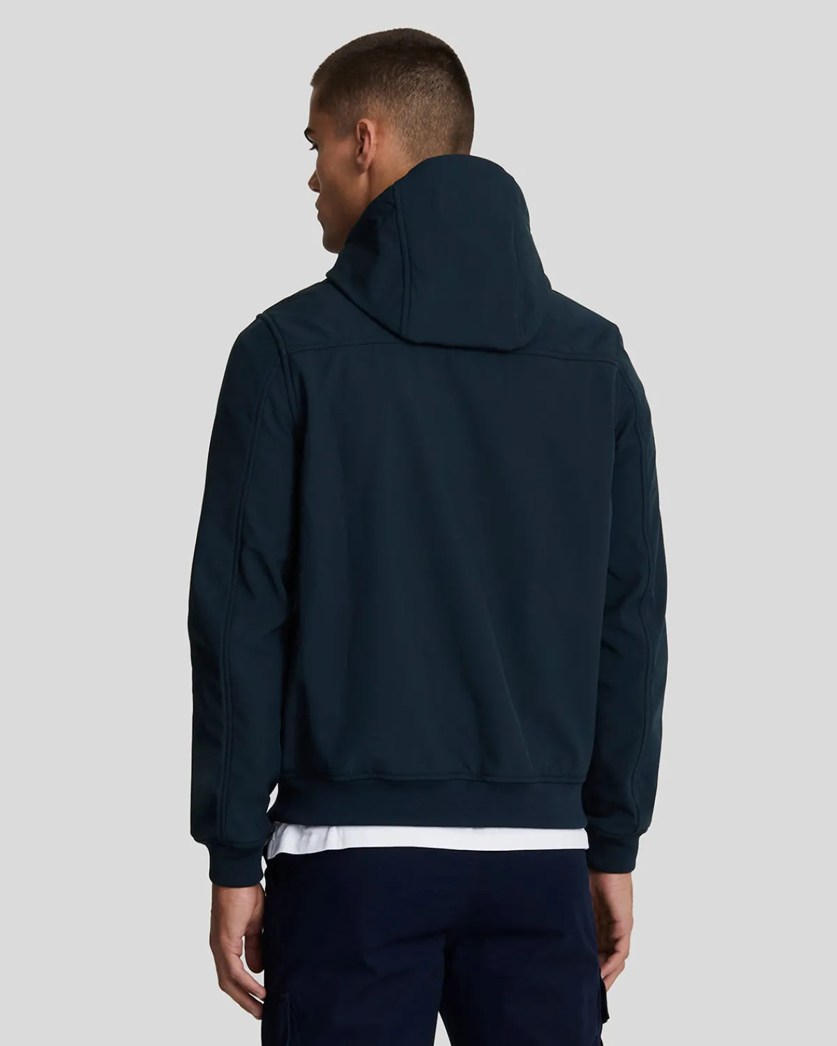 tonal_eagle_fleece_rcken_softshell_jacke_2-1.webp Lyle & Scott Reframed | Mäntel & Jacken<Tonal Eagle Fleece Rücken Softshell Jacke DarkNavy