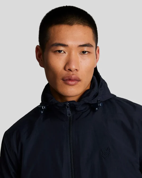 Lyle & Scott Mäntel & Jacken<Tonal Eagle Jacke mit Kapuze und Reißverschluss DarkNavy