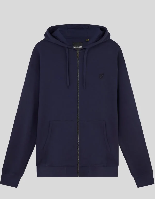 Lyle & Scott Kapuzenpullover<Tonal Eagle Kapuzenpullover mit Reißverschluss DunkleMarine