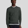 Lyle & Scott Reframed | Pullover & Strickwaren<Tonal Eagle Merino Rundhals-Pullover Gunmetal