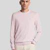 Lyle & Scott Reframed | Pullover & Strickwaren<Tonal Eagle Merino Rundhals-Pullover PinkSalt
