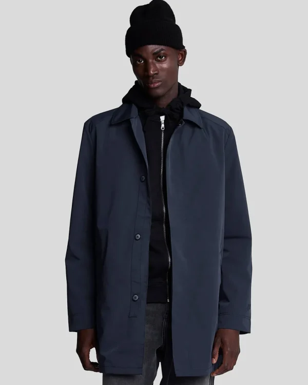 Lyle & Scott Mäntel & Jacken<Tonal Eagle Mittellanger Automantel DarkNavy