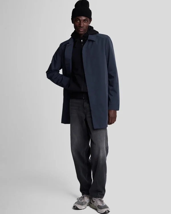 Lyle & Scott Mäntel & Jacken<Tonal Eagle Mittellanger Automantel DarkNavy