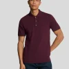 Lyle & Scott Reframed | Polohemden<Tonal Eagle Polohemd Burgund