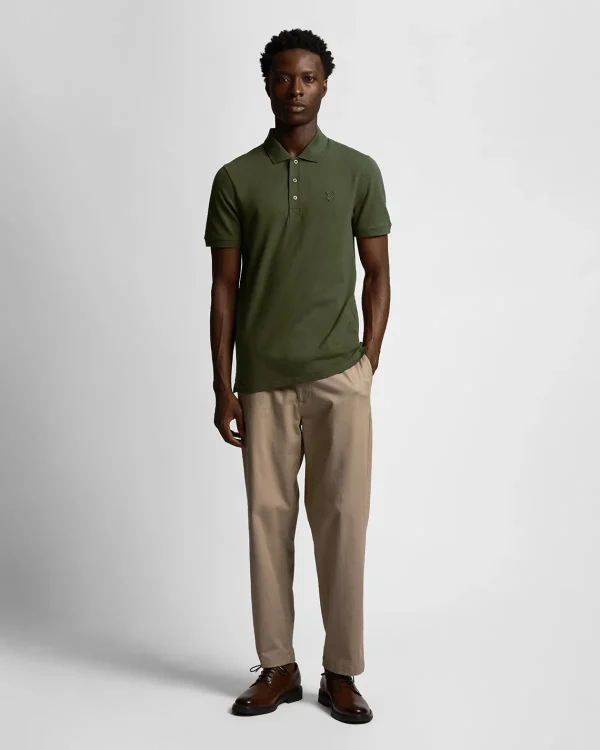 Lyle & Scott Polohemden<Tonal Eagle Polohemd Olive