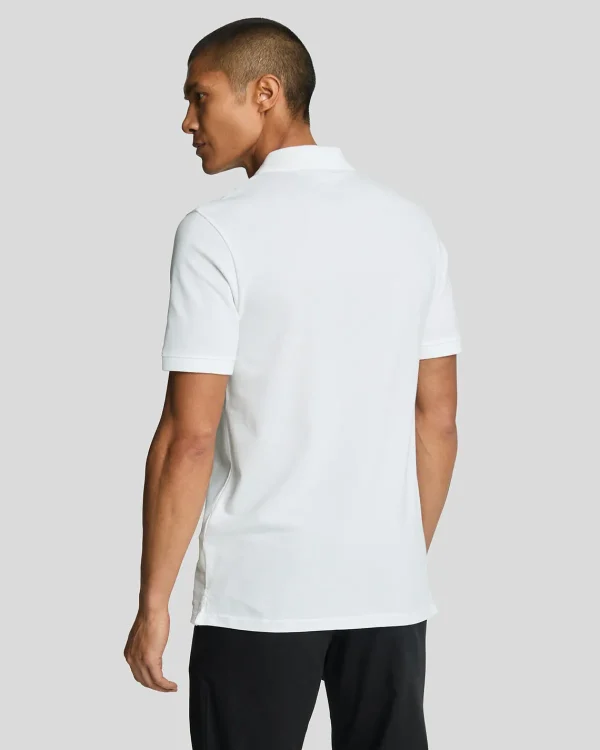 Lyle & Scott Reframed | Polohemden<Tonal Eagle Polohemd Weiß