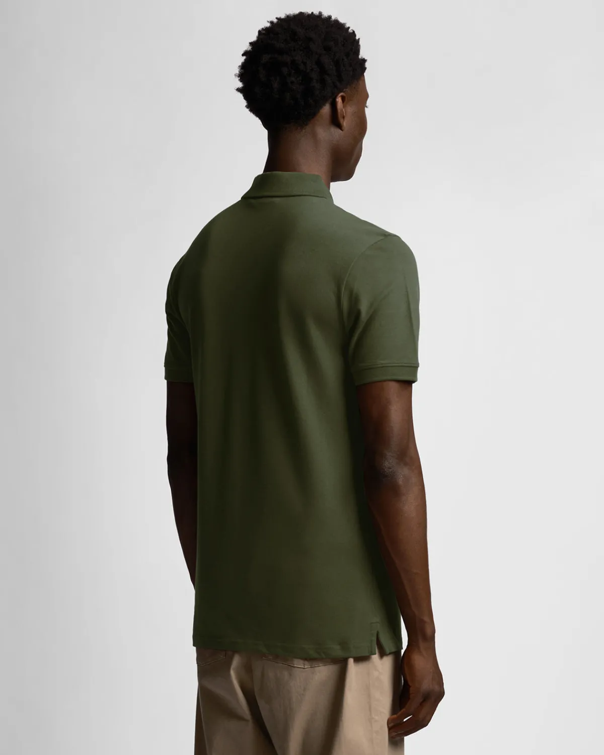 tonal_eagle_polohemd_2-9.webp Lyle & Scott Polohemden<Tonal Eagle Polohemd Olive