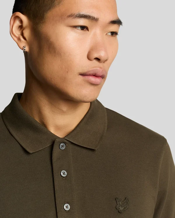 Lyle & Scott Reframed | Polohemden<Tonal Eagle Polohemd FormGreen