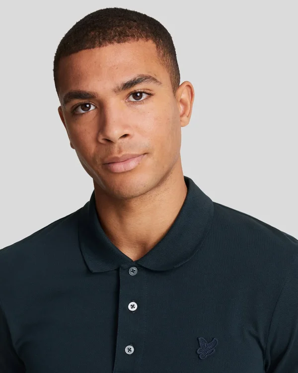Lyle & Scott Reframed | Polohemden<Tonal Eagle Polohemd DunkleMarine