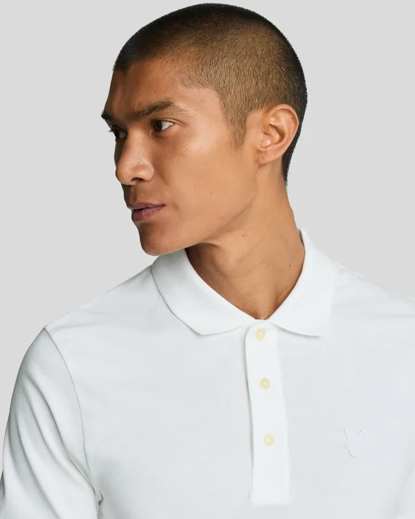 Lyle & Scott Reframed | Polohemden<Tonal Eagle Polohemd Weiß