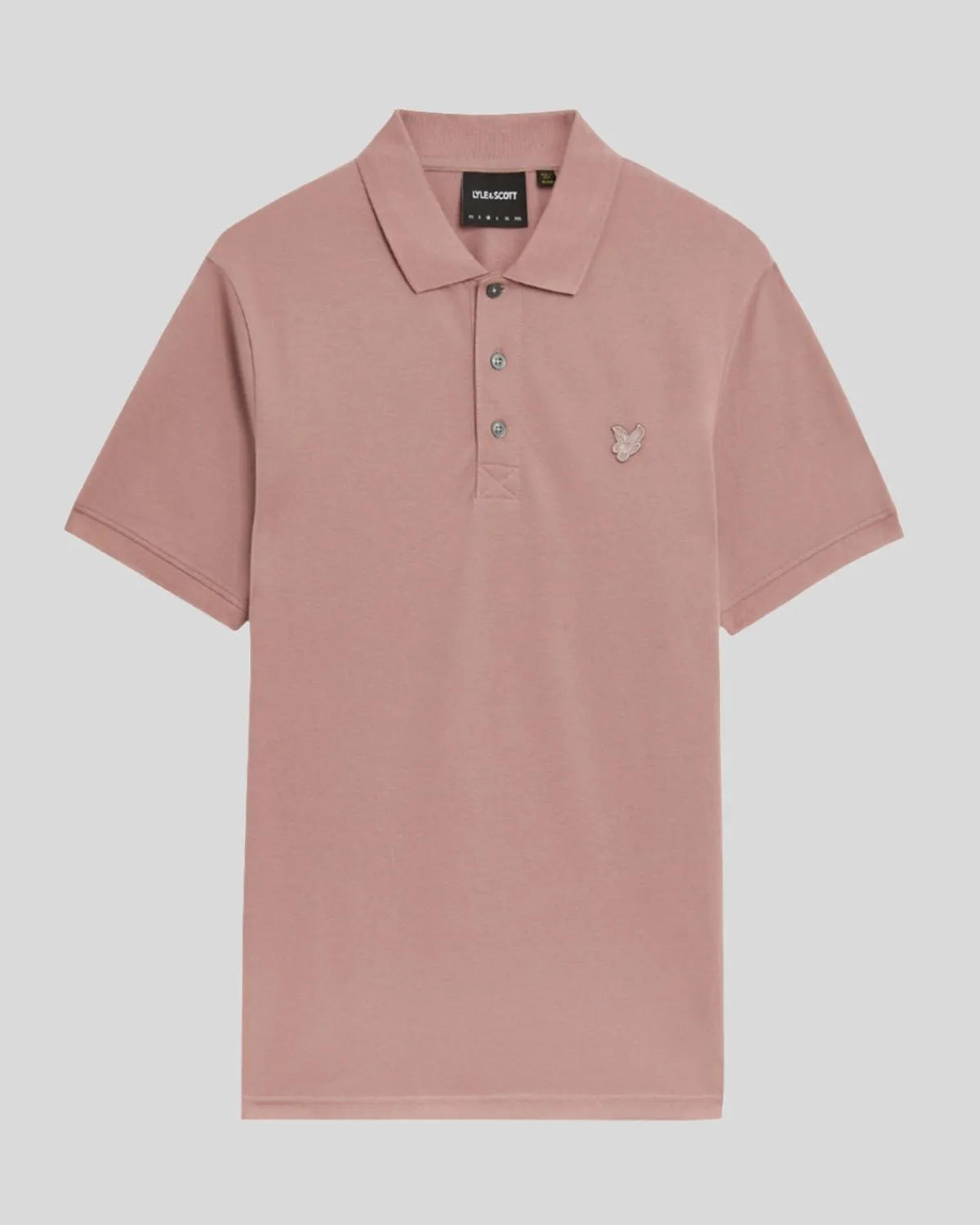 tonal_eagle_polohemd_4-6.webp Lyle & Scott Reframed | Polohemden<Tonal Eagle Polohemd MountainThistle